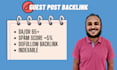 publish high da guest post backlink