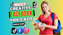 do facebook ad creative video, viral tiktok dropshipping video ads
