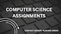 do computer  science assignments tasks and projects