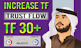 increase trust flow majestic tf 30 plus