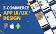 do ecommerce mobile app UI UX design in figma