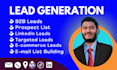 do targeted b2b leads, prospect email list and linkedin lead