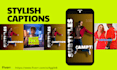 enhance your video with stylish subtitles and captions in a dollar