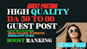 publish and rank your article on high da websities
