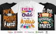 trendy typography design and custom t shirt design