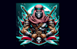 design creative arabian warriors esport logo for you in just 1 day