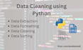 do data cleaning and organizing your dataset using python