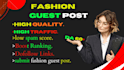 publish fashion guest post on high da websites