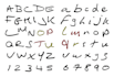 recreate handwriting as otf ttf woff font