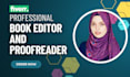 check your grammar, spelling, proofread and edit your book and writing
