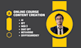create online course content on chatgpt, crypto, ai, passive earning