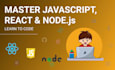 be your javascript, react js or node js tutor