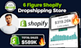 create shopify dropshipping store branded shopify website