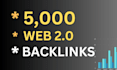 do 5000 web 2 0 dofollow off page seo backlinks service