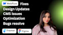 fix webflow issues, bug, optimize or edit webflow website