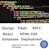 do django, flask, python web development