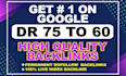 do high DR 70 permanent dofollow SEO backlinks
