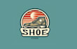 design eye catchy retro vintage shoe logo in 12 hours