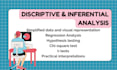 do inferential analysis,regression analysis,hypothesis tests