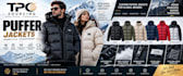 create puffer jacket with logo