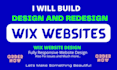 make or redesign your wix website