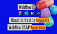 create award winning animated website gsap webflow nextjs
