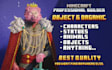 build object or organic in minecraft with best quality