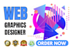 do graphic design, redesign, website, slider, banner, logo
