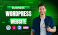 develop your professional wordpress business website