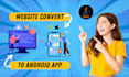 convert any website to android app with android studio and java
