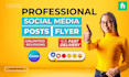 design canva templates, posts, flyers and banners