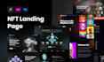 design a modern and professional nft landing page