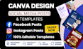 design canva social media posts and editable templates
