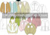 create complete fashion collection with technical tech pack