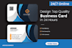 create a luxury professional business card with a qr code