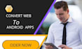 convert website to android apps