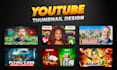 do amazing youtube thumbnail design