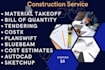 quantity material takeoff planswift costx bluebeam estimation