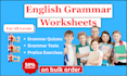 make english grammar quizzes, tests, and worksheets