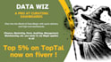create google sheets or excel or looker data dashboards for data analysis