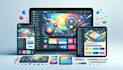 design a responsive react UI UX interface for your web app