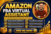 be your professional amazon fba virtual assistant VA SEO PPC account manager