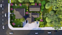 architectural 3d site plan render for real estate property