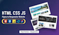 fix and build your html css website html css developer