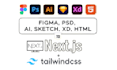convert your figma design to nextjs with tailwind css