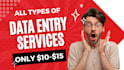do urgent data entry, email collection and excel data entry