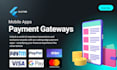 integrate flutter payment gateway,stripe,paypal,woocommerence