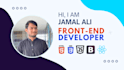 be your front end web developer using reactjs, html, css, javascript ,bootstarp,