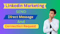 manually send message on linkedin