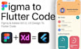 design in flutter code, UX, UI design or adobe xd design for your mobile app